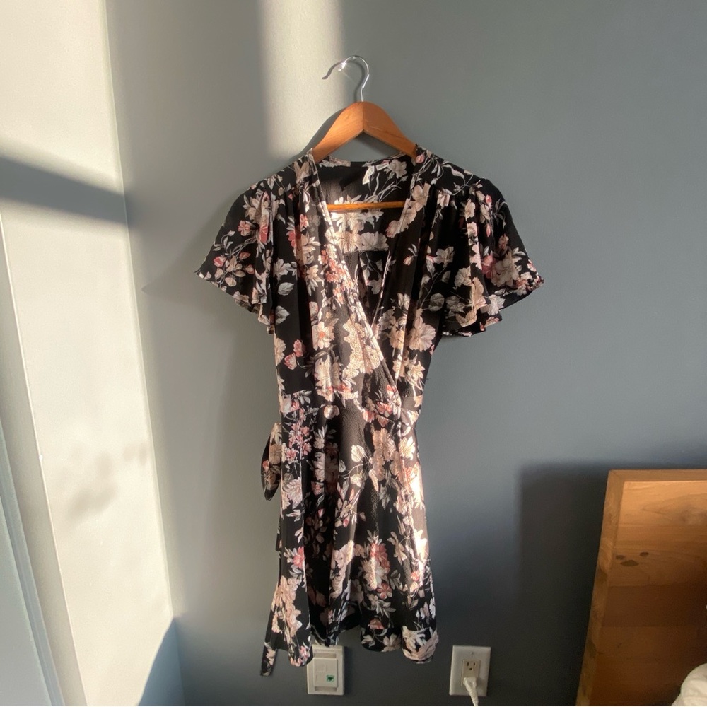 Moiety Floral Wrap Dress